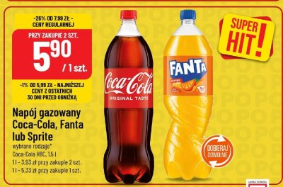 Napój gazowany Fanta promocja w POLOmarket
