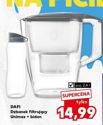 Dzbanek luna + bidon + wkład filtrujący Dafi promocja