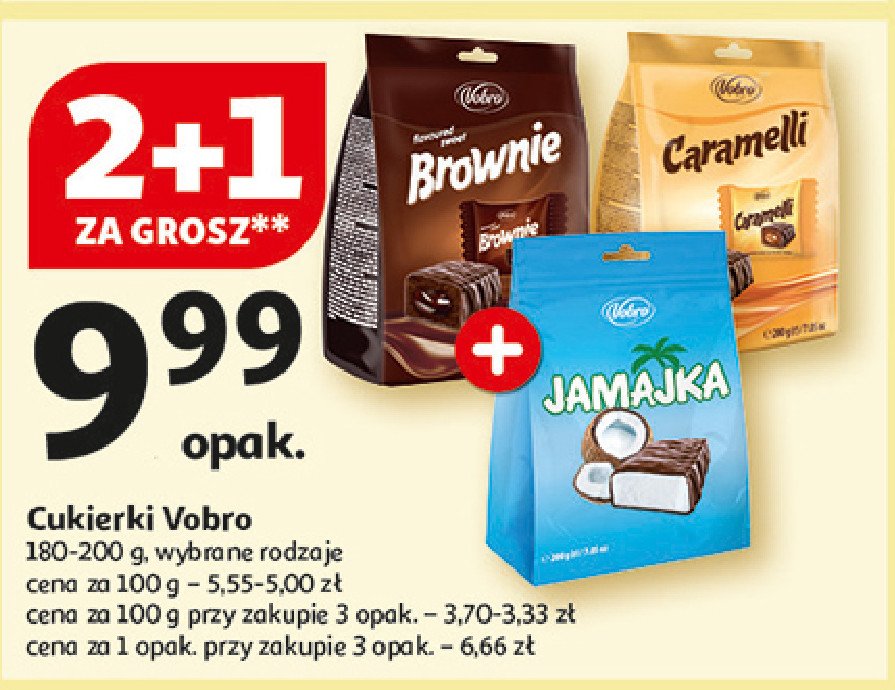 Cukierki caramelli Vobro promocja