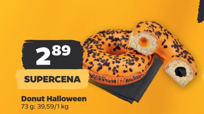 Donut halloween promocja w Netto