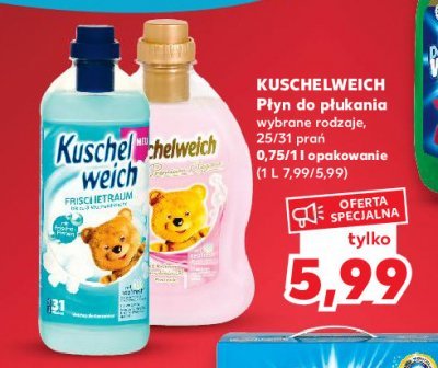 Płyn do płukania niebieski Kuschelweich promocja