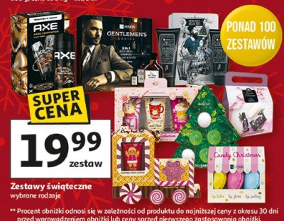 Zestawy świąteczne wybrane rodzaje promocja w Auchan