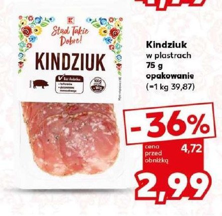 Kindziuk K-classic stąd takie dobre! promocja w Kaufland