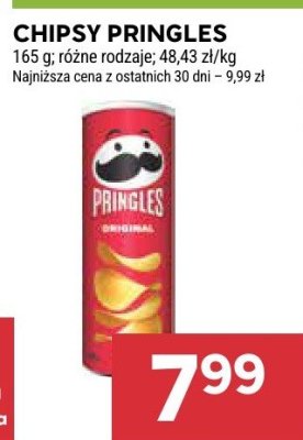 Chipsy Pringles promocja w Stokrotka