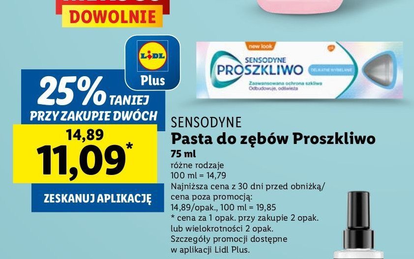 Pasta do zębów Sensodyne pro szkliwo delikatne wybielanie promocja w Rossmann