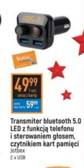 Transmiter fm Jotbex promocja