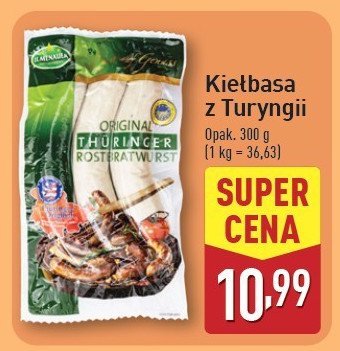 Kiełbasa z turyngii promocja w Aldi