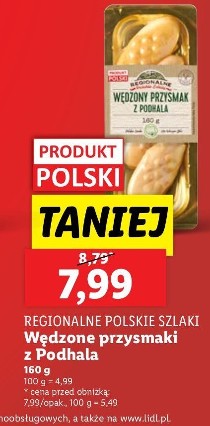 Wędzone przysmaki z podhala promocja w Lidl