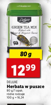 Herbata green tea mix Deluxe promocja