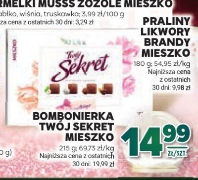 Bombonierka Twój Sekret mieszko promocja w Stokrotka