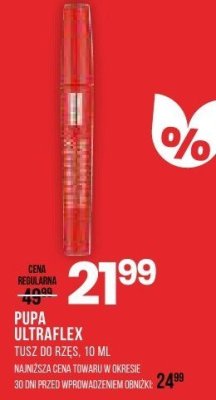 Tusz do rzęs PUPA ULTRAFLEX 10 ml promocja w Drogerie Natura