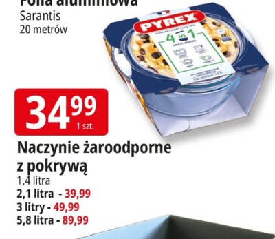 Naczynie żaroodporne z pokrywą 1,4 litra promocja w Leclerc