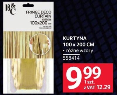 Kurtyna 100 x 200 cm różne wzory promocja w Selgros