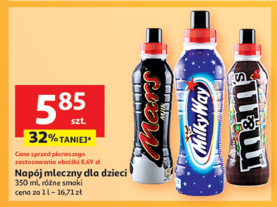 Nap贸j mleczny M&m's shake promocja