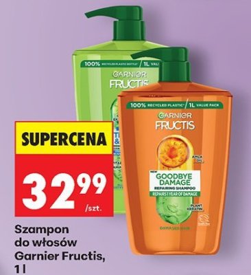 Szampon do włosów Garnier Fructis, 1l promocja w Biedronka