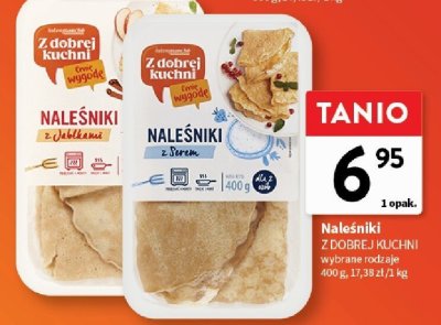Naleśniki Z DOBREJ KUCHNI z jabłkami promocja w Intermarche