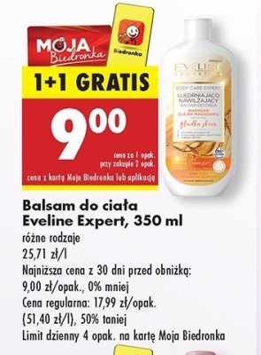 Balsam do ciała ujędrniająco-nawilżający 3w1 Eveline argan oil promocja