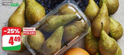 Gruszka 1 kg promocja w Dino