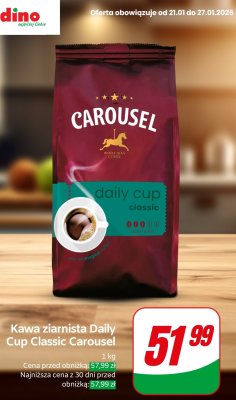 Kawa ziarnista Daily Cup Classic 1 kg promocja w Dino