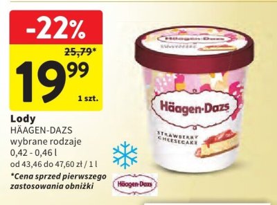 Lody Häagen-Dazs promocja w Intermarche
