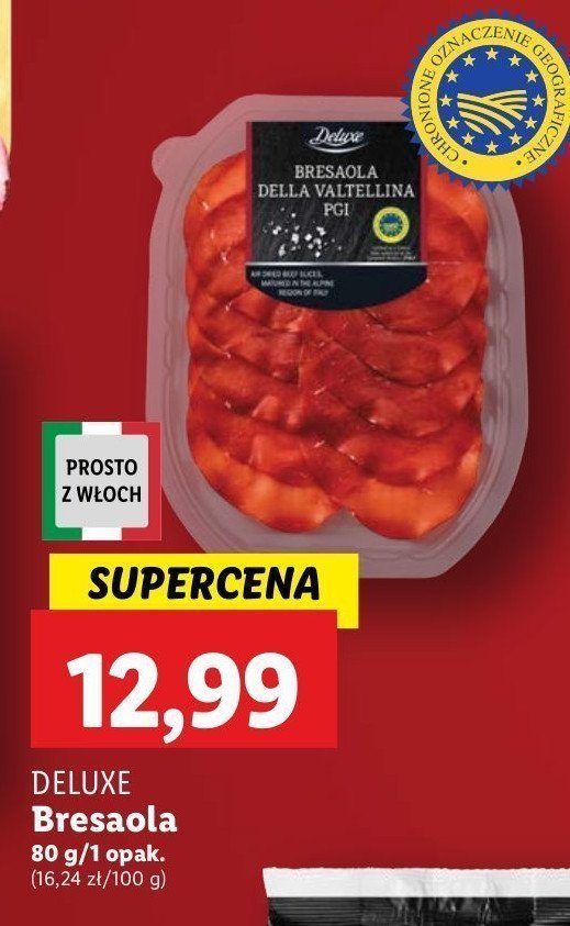 Bresaola della valtellina i.g.p. Deluxe promocja