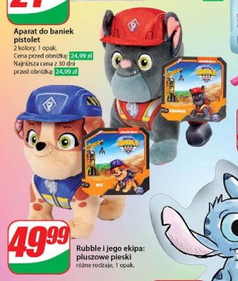 Maskotka psi patrol rubble Spin master promocja