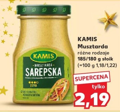 Musztarda różne rodzaje  promocja w Kaufland