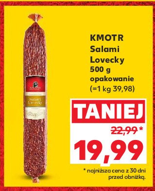 Salami lovecki KMOTR promocja
