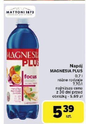 Nap贸j focus Magnesia plus promocja