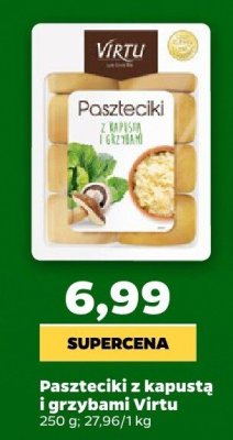 Paszteciki z kapustą i grzybami promocja w Netto