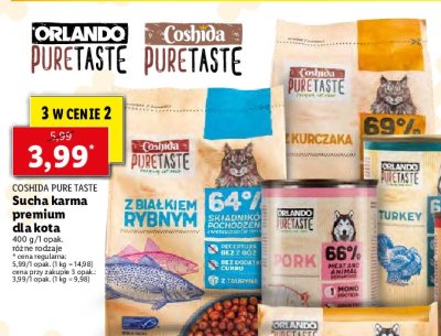 Karma dla kota z kurczakiem Coshida pure taste promocja