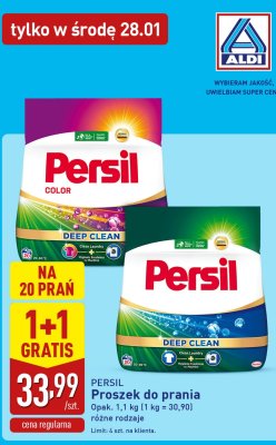 Proszek do prania Persil Deep Clean różne rodzaje promocja w Aldi