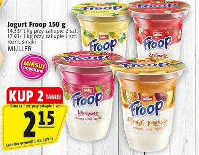 Jogurt Froop 150 g promocja w Prim Market