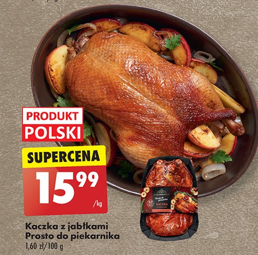 Kaczka z jabłkami Biedronka promocja