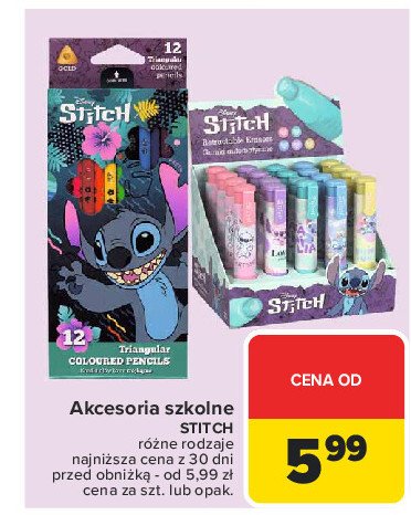 Kredki ołowkowe stitch promocja