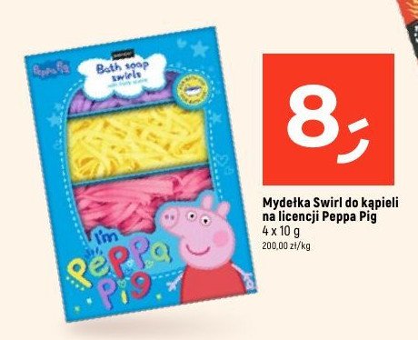 Mydełka swirl do kąpieli peppa pig promocja w Dealz