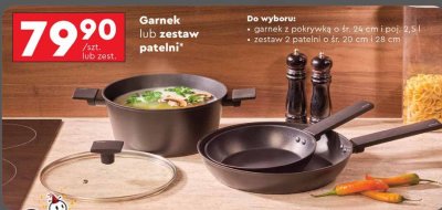 Garnek z pokrywką 24 cm Ambition promocja w Biedronka