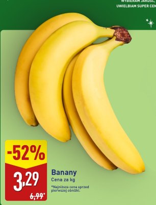 Banany promocja w Aldi