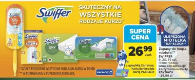 Zapasy do mopa miotełki SWIFFER różne rodzaje promocja w Carrefour