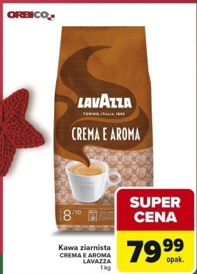 Kawa ziarnista Crema e Aroma promocja w Carrefour