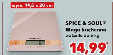 Waga kuchenna lcd Spice&soul promocja