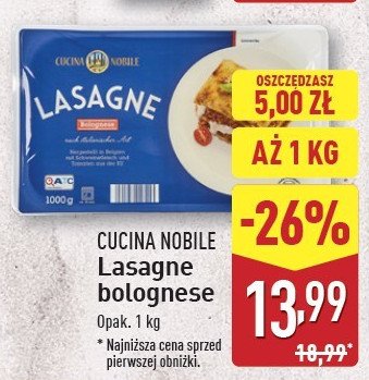Lasagne Cucina nobile promocja