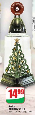 Znicz szklany DH-1 promocja w Dino