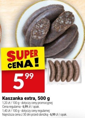 Kaszanka extra, 500 g promocja w Twój Market