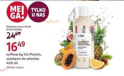 Szampon do włosów softflow by Vis Plantis, 400 ml promocja w Rossmann