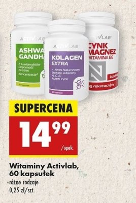 Cynk magnez witamina b6 Activlab promocja