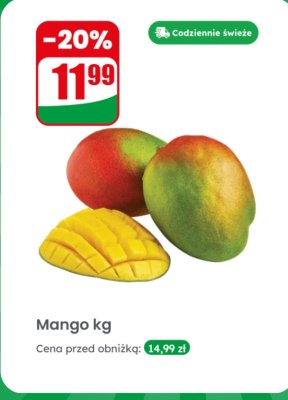 Mango kg promocja w Dino