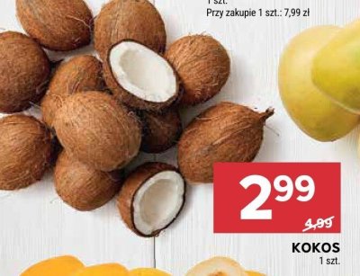 Kokos 1szt. promocja w Stokrotka