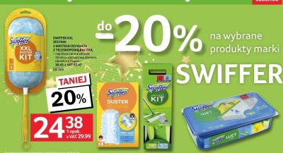 Zestaw Swiffer XXL Duster Kit - 2 miotełki do kurzu z teleskopową rączką promocja w Selgros