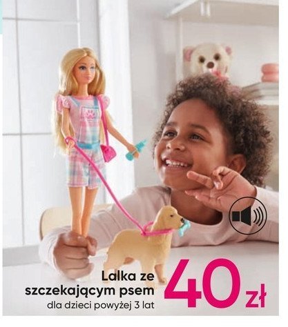 Lalka ze szczekaj膮cym psem promocja